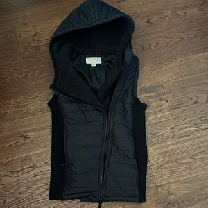 Michael Kors Black Outerwear hoodie vest